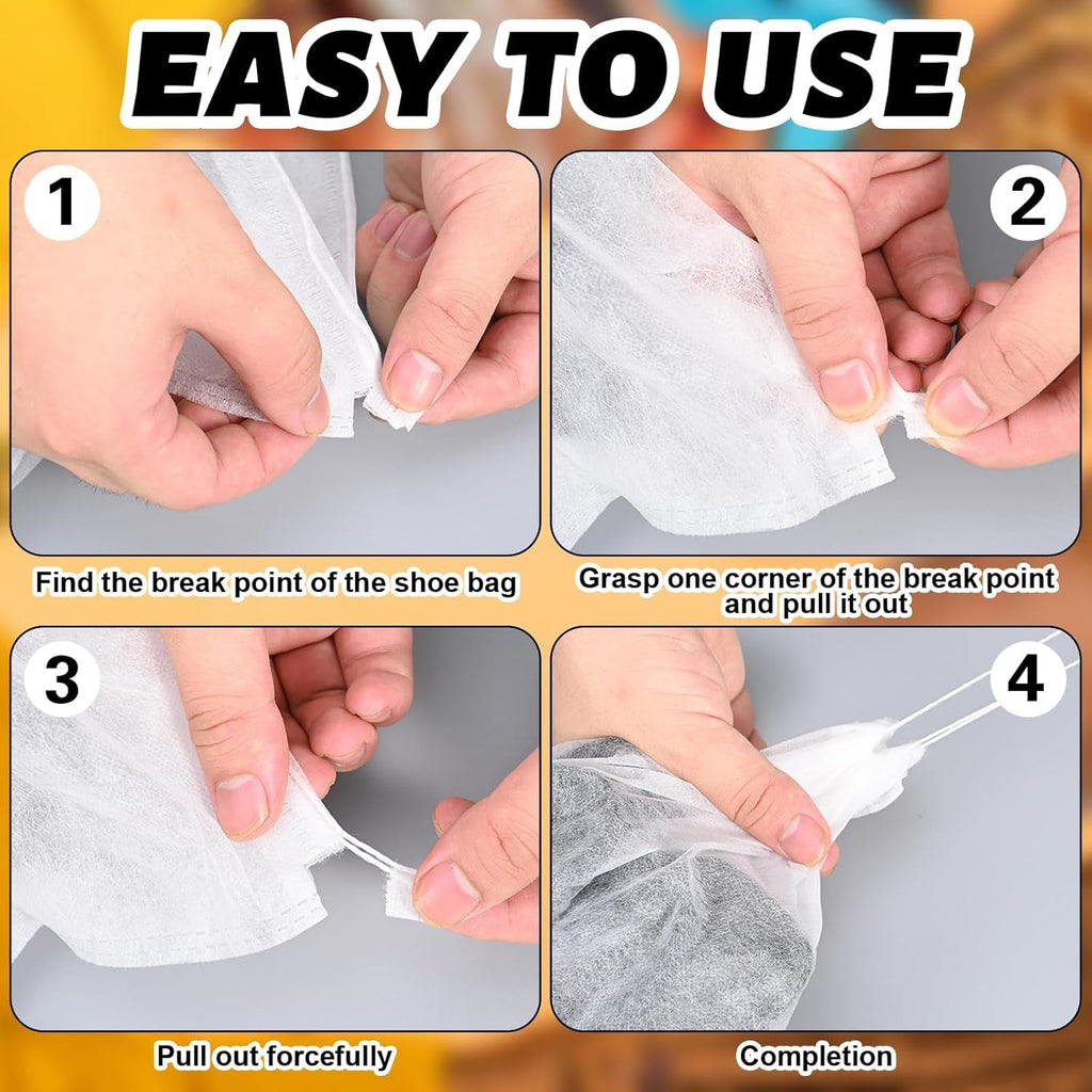 Portable shoe storage bag with secure drawstring for travel