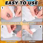 Portable shoe storage bag with secure drawstring for travel