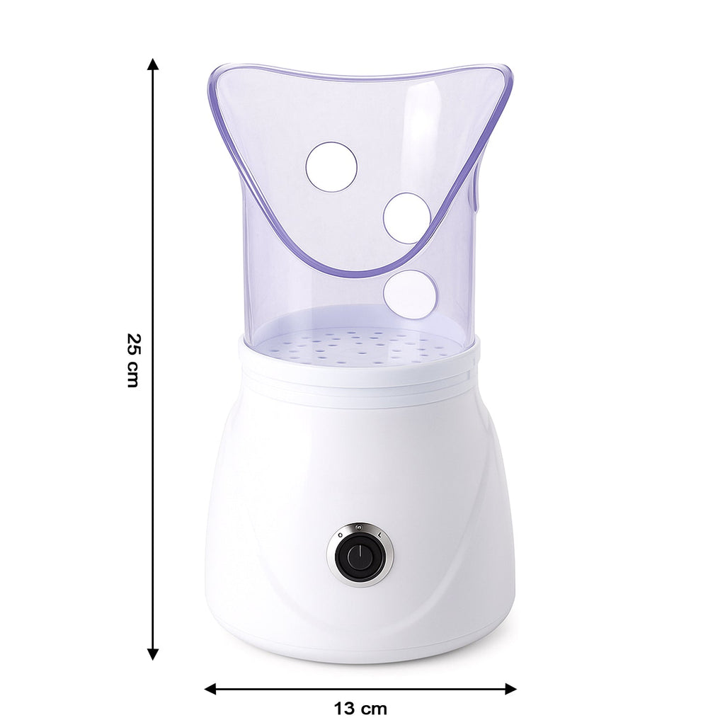Facial steamer mist providing deep pore cleansing and skin hydration