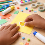 Collection of colorful heart shape stickers for journals