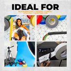 Flexible heavy-duty repair tape easy to tear by hand