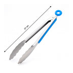 Durable stainless steel kitchen tong for safe food handling