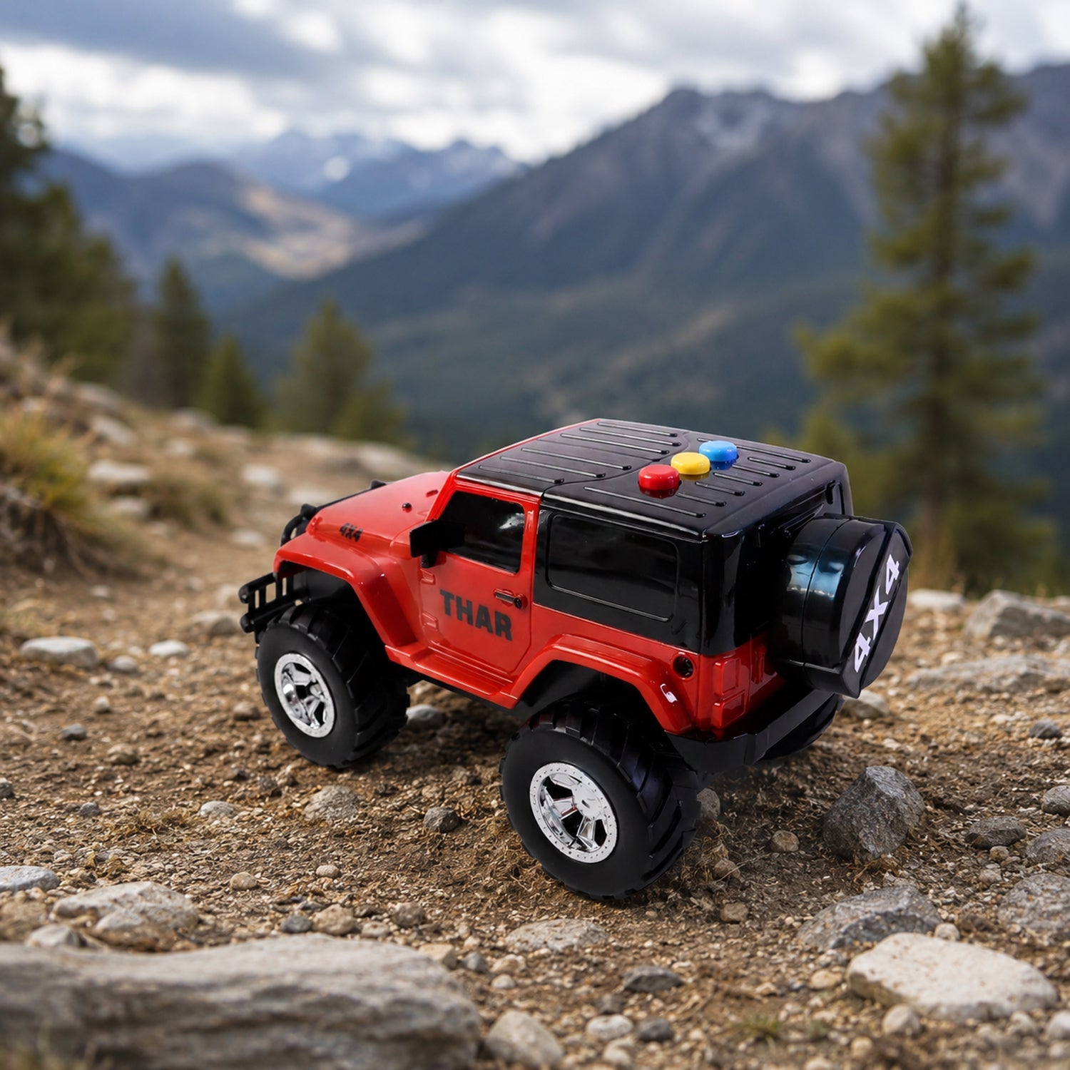 Kids Hunter Off-Road Toy Jeep with light and sound effects for immersive fun