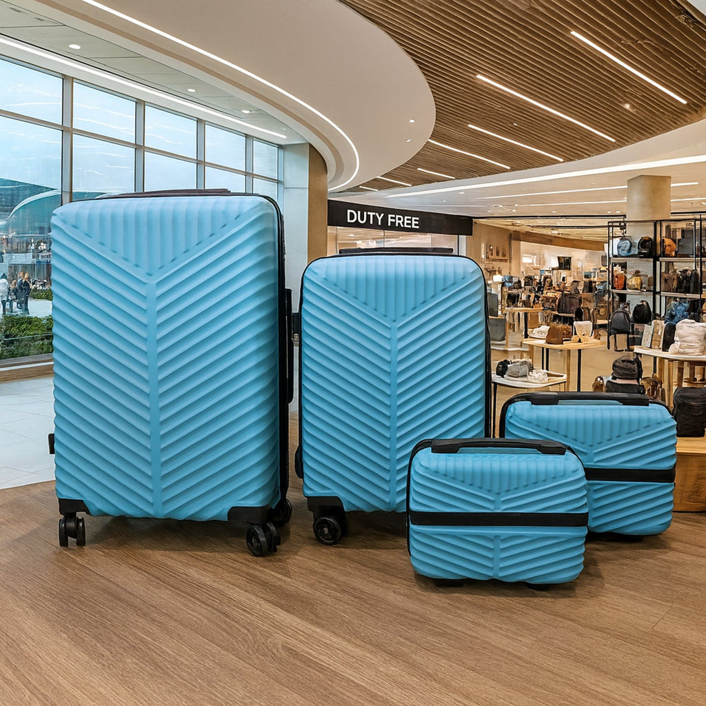 Open suitcase showing spacious interior compartments