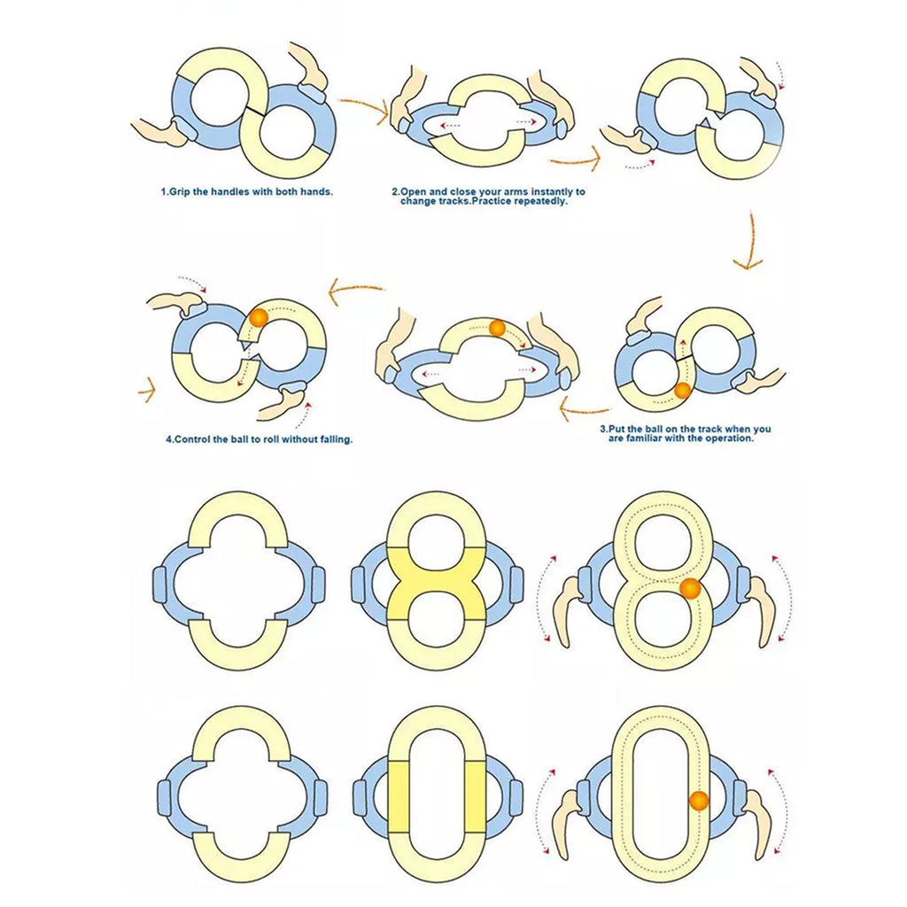 Various configurations possible with the creative building toy set for kids.
