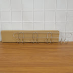 Heavy duty stainless steel wall hook rack for home organization