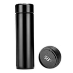 Smart vacuum insulated water bottle product image on white background