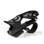 Packaging of the PHOBIA car phone holder with its distinctive leopard design.