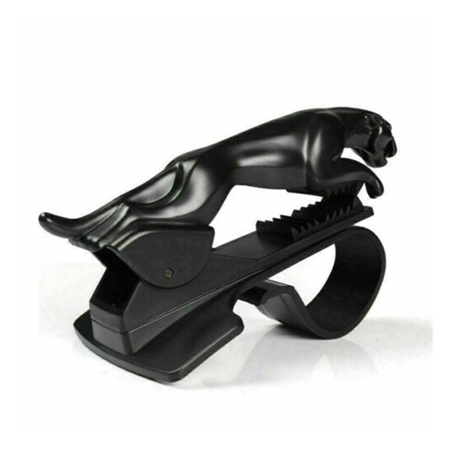 Packaging of the PHOBIA car phone holder with its distinctive leopard design.