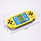 Child holding a Handheld Video Game, demonstrating its ergonomic and kid-friendly size.
