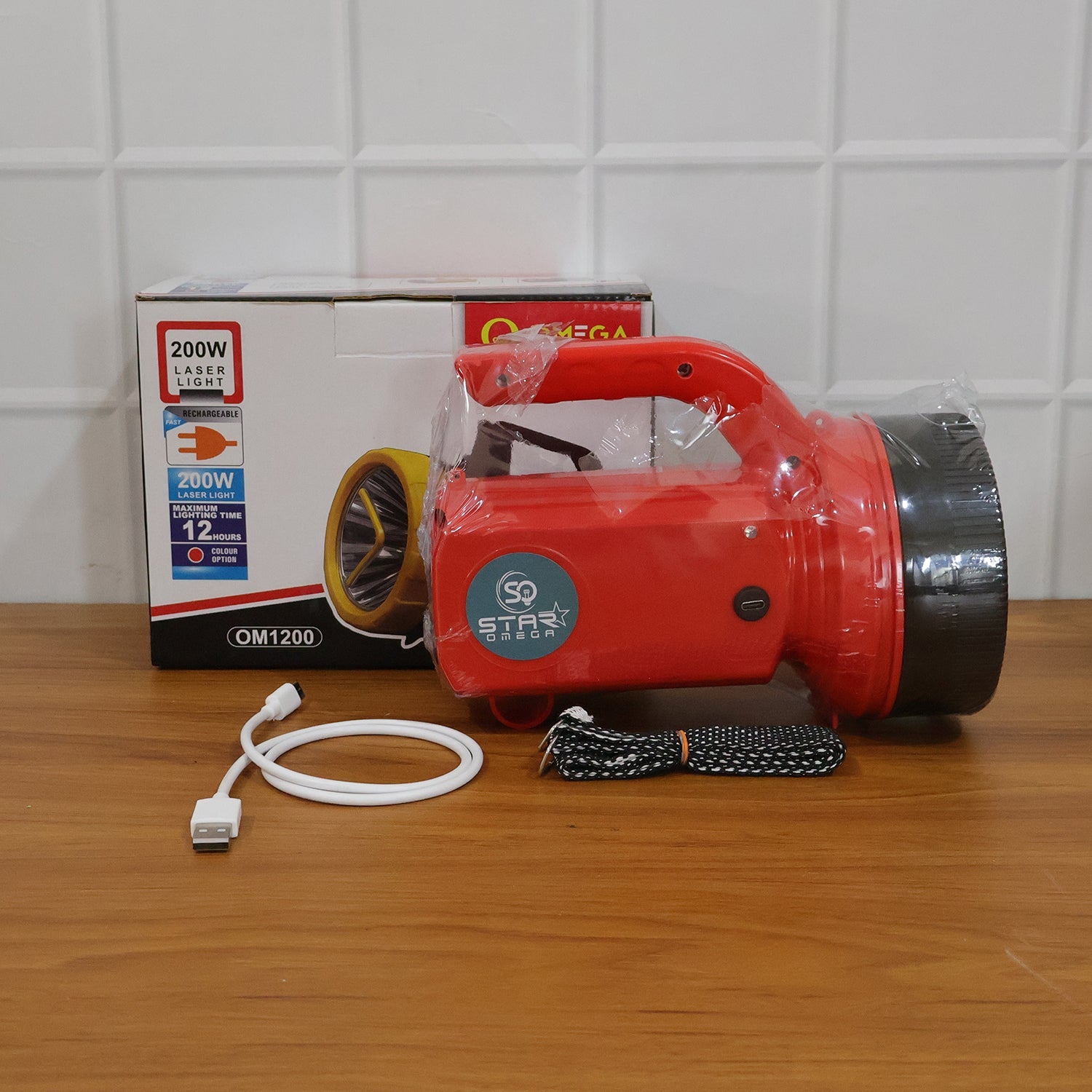 Torch light size comparison with dimensions