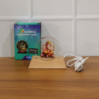 Festive decoration featuring 3D Lord Ganesha LED acrylic lamp