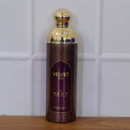 Luxury Velvet Oud body spray bottle with elegant finish