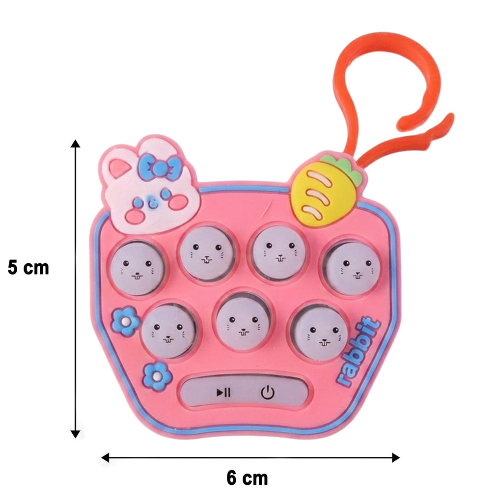 Cute cartoon music toy keychain, portable and fun