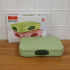 Lightweight stainless steel lunch box ideal for travel and school