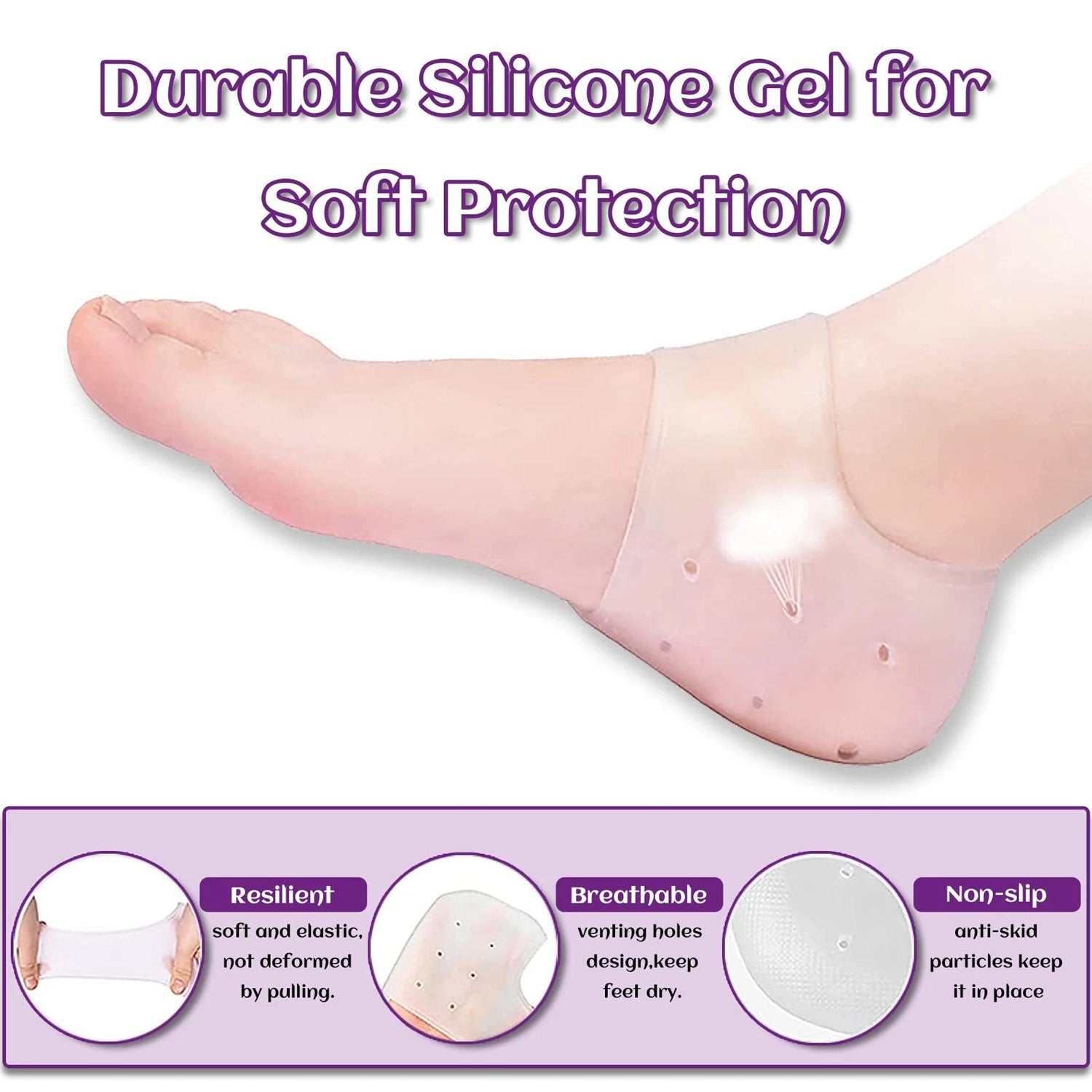 Kids heel cushion protectors, durable and reusable