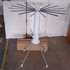 Wheeled base for easy mobility of the multi-layer clothes drying rack
