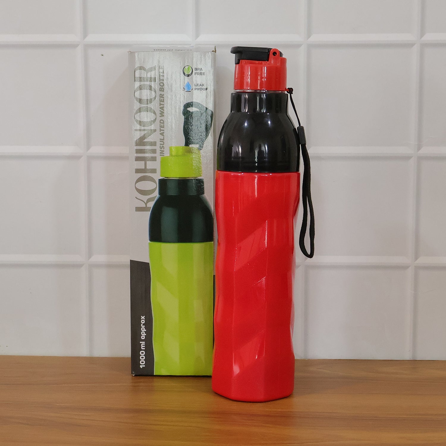 Portable large capacity water bottle designed for outdoor sports
