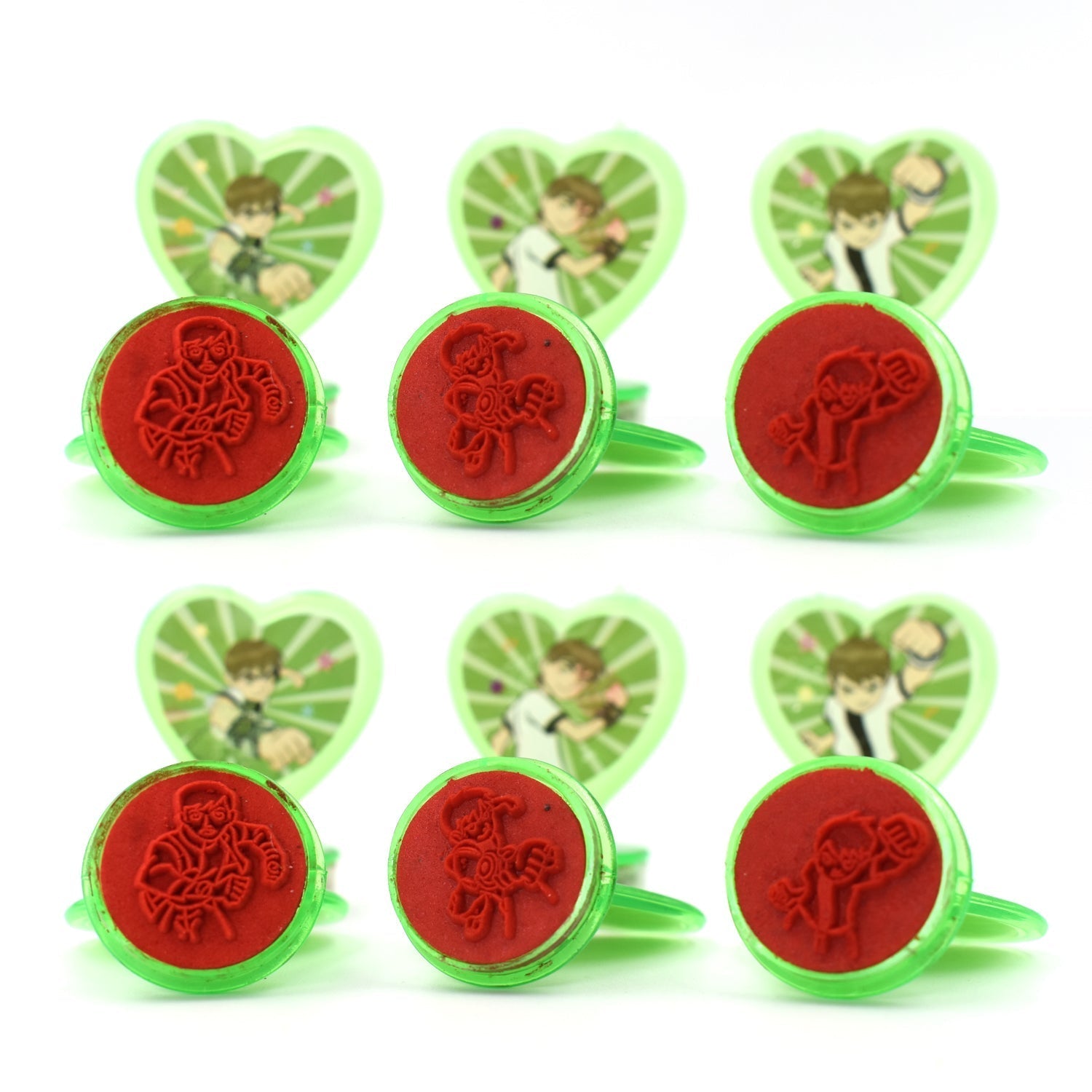 Cartoon heart stamps with various expressions, ideal for teachers and parents.