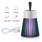 Comparison shot showing the compact size of the FERVENT Mosquito Killer Lamp.