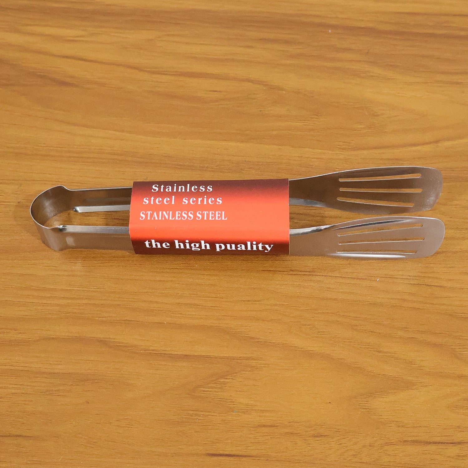 Multipurpose stainless steel kitchen serving tongs for cooking and serving