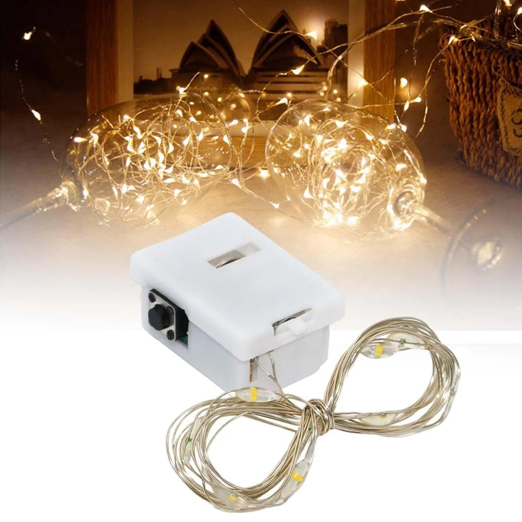 Festive decorative LED light set enhancing party atmosphere