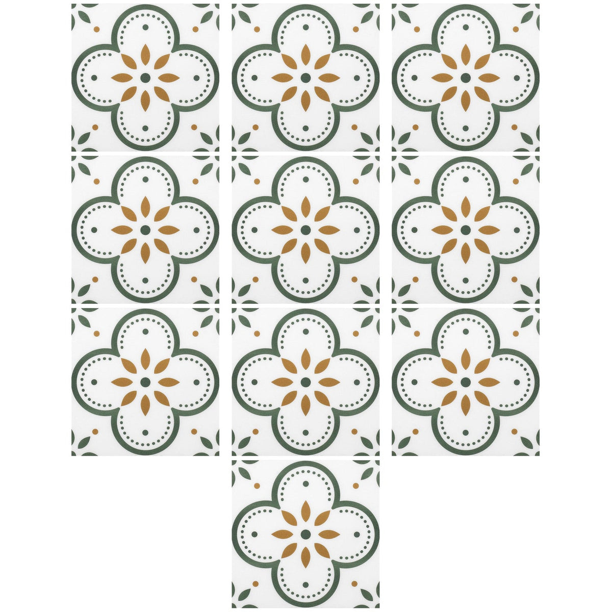 A single patterned Peel and Stick Tile showcasing its design and texture.