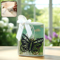 Elegant butterfly design metal bookmark with tassel for book lovers