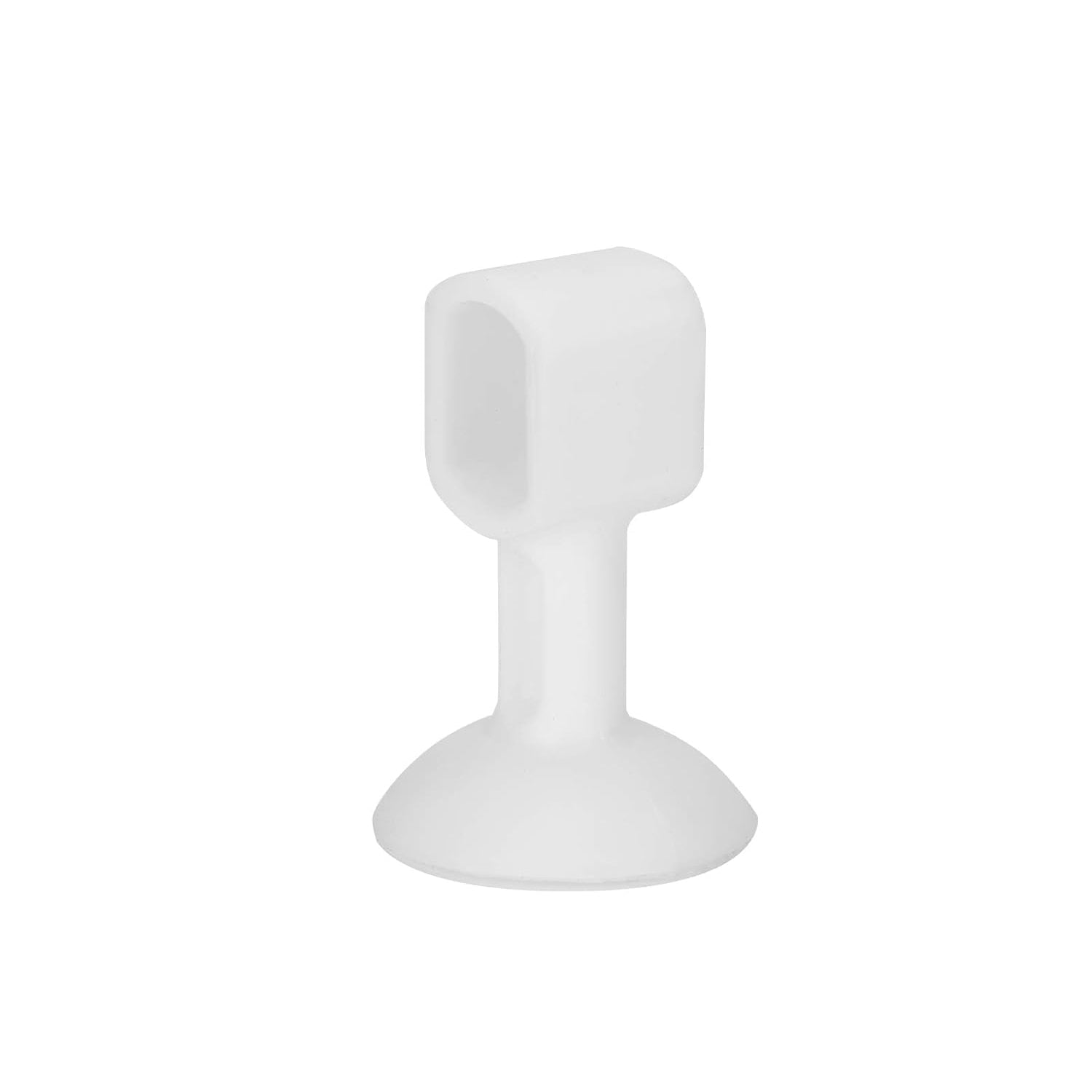 Easy-install silicone door stopper with strong suction on smooth wall