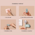 Self-adhesive cable holder clips for organized workspace