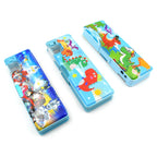 Kids' pencil case featuring a playful cartoon graphic, designed for fun and functionality.