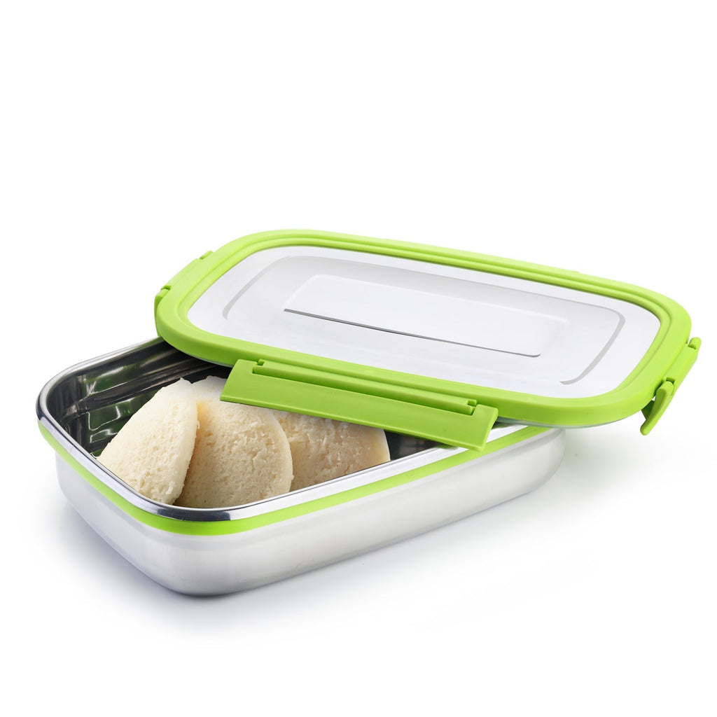 Eco-friendly stainless steel lunch box for daily office and school use