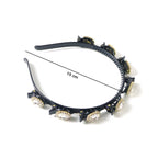 Party wear crystal hairband with embellishments