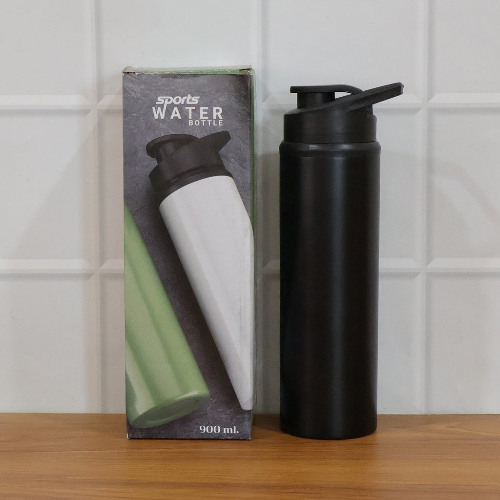 Travel-friendly stainless steel water bottle for outdoor and gym use