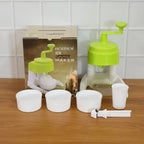 Summer drinks snow ice maker manual hand crank ice crusher