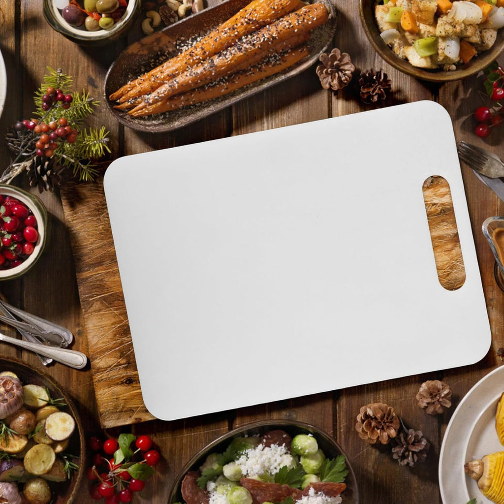 Apex safe slice plastic cutting board for kitchen use