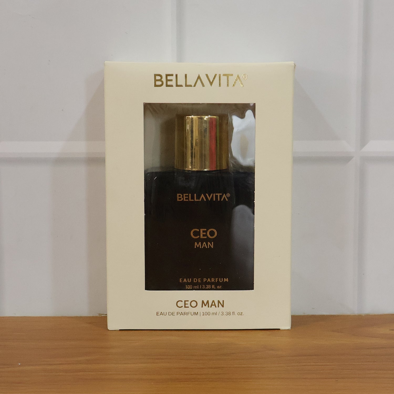 Premium men's perfume bottle with sophisticated design