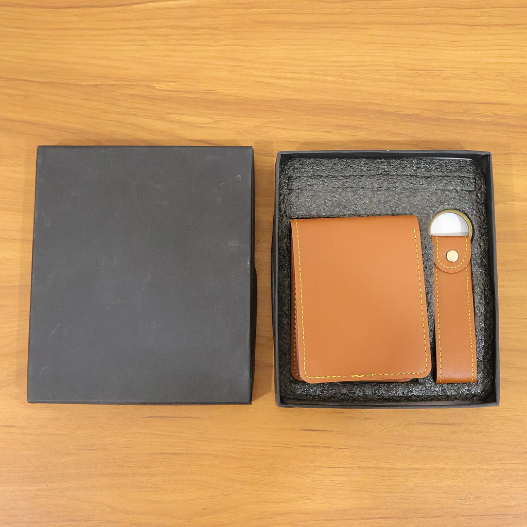 Men’s wallet featuring purse and card slots
