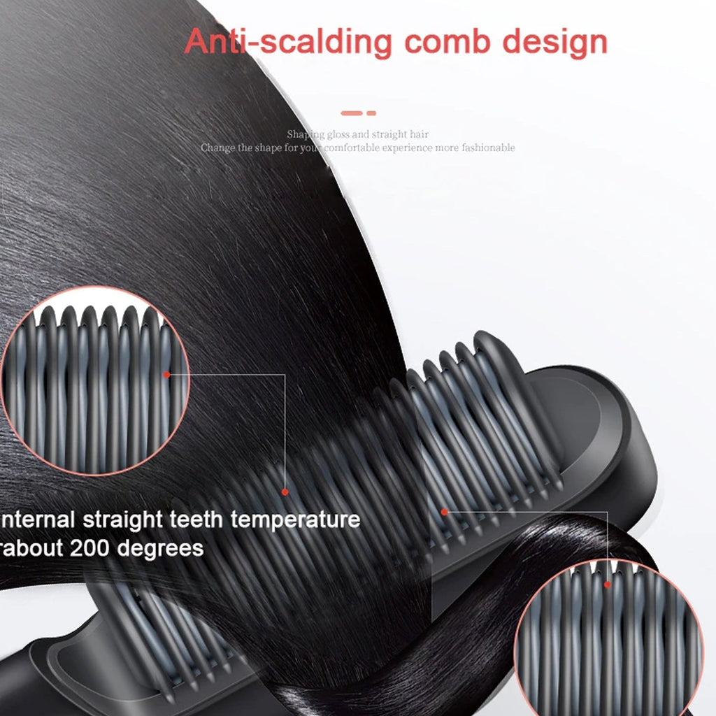 Durable 1.8-meter swivel cord on the hair straightener for styling flexibility.