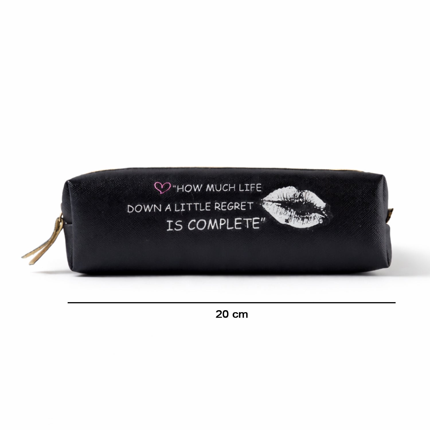Stylish printed stationery case in compact size