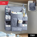 Multi-pocket baby care organizer with hanging storage for nursery essentials