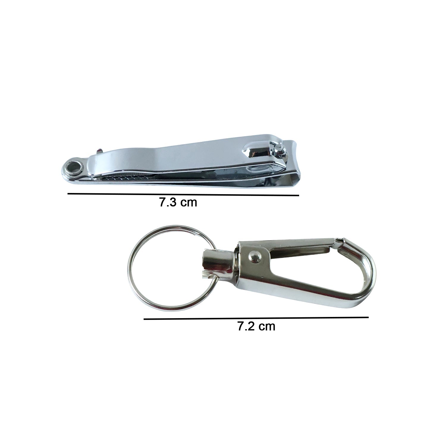 Stainless steel nail clipper set ready for accurate nail maintenance
