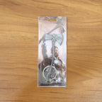 Detailed 3D axe keychain accessory crafted from premium zinc alloy metal