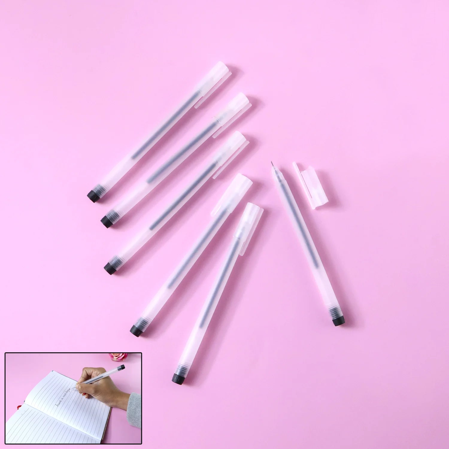 Stationery gift set items arranged neatly showing office and school use
