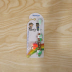 Close detail shot of kids toothbrush bristles designed for gentle cleaning