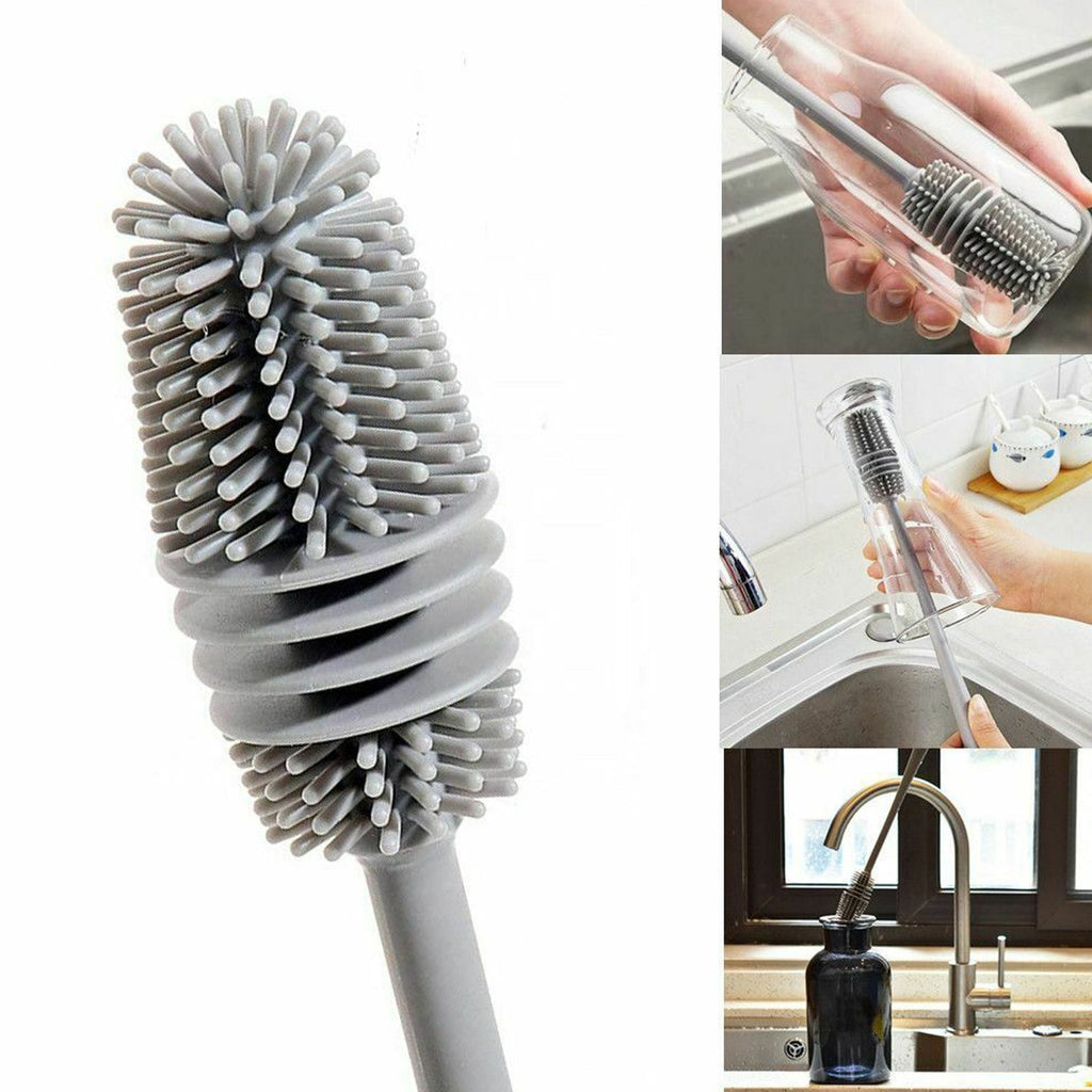 Kitchen bottle brush for thorough cleaning.