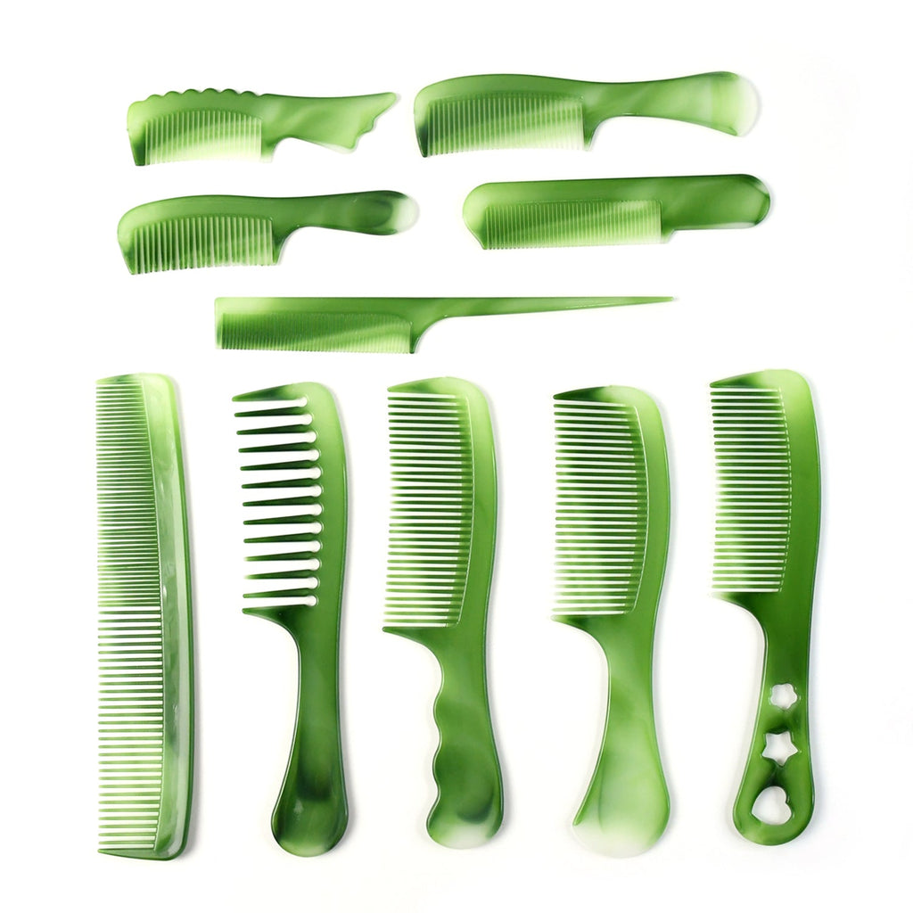 Glam kit multipurpose hair comb set with assorted styling combs