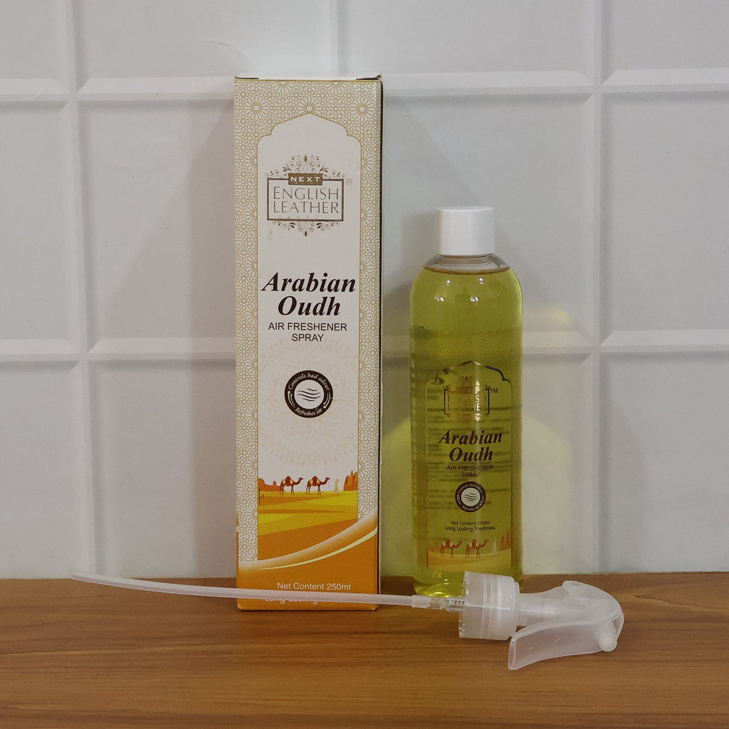 Long-lasting Arabian oudh scent air freshener in bottle