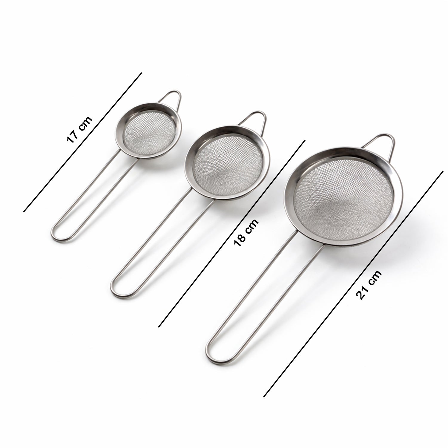 Detailed view of stainless steel tea strainer mesh