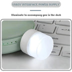 USB laptop accessory combo pack including LED light and fan